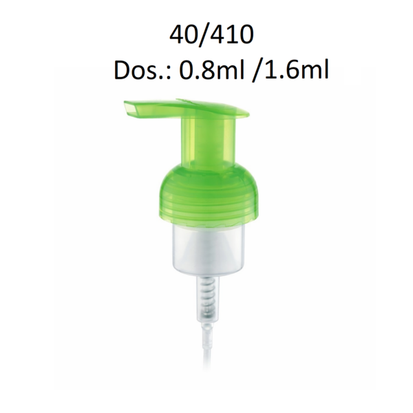 omba foam FF501A con cierre 40/410 y dosificación 0.8/1.6ml