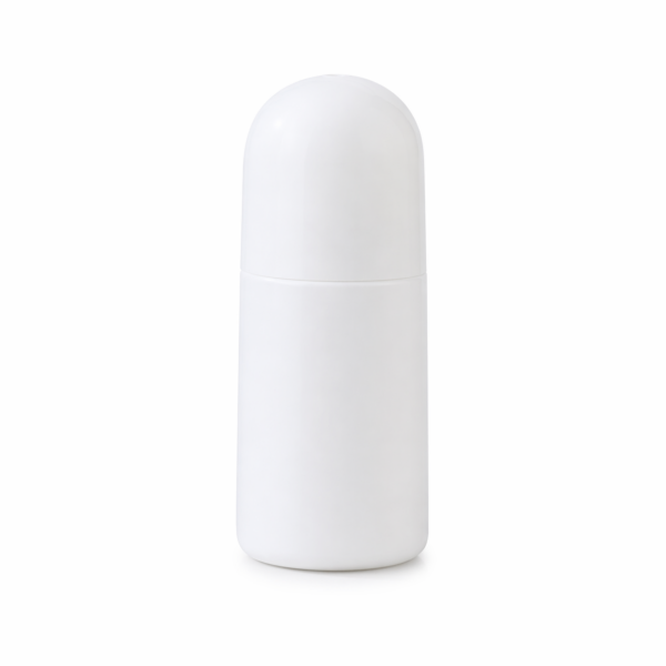 Envase roll-on 60 ml con bola aplicadora y acabado brillo