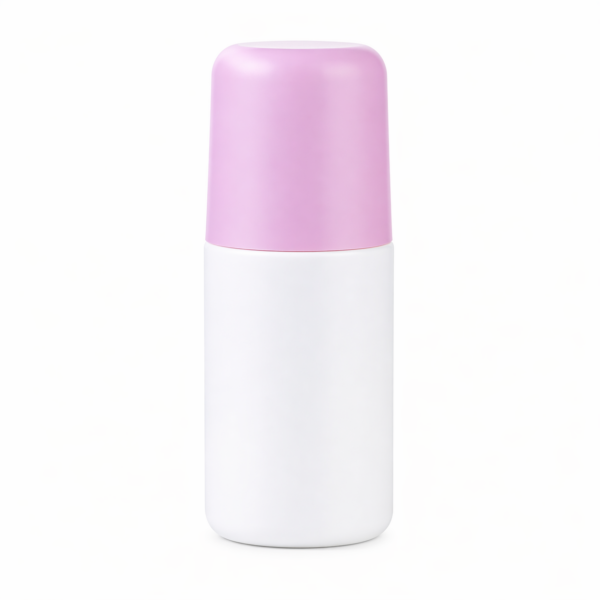 Envase roll-on 50 ml con bola aplicadora y acabado brillante