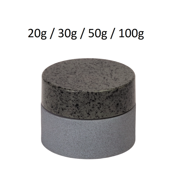 Tarro cosmético vidrio modelo TRF101 de 20g,30g, 50g y 100g– Envases Falemi