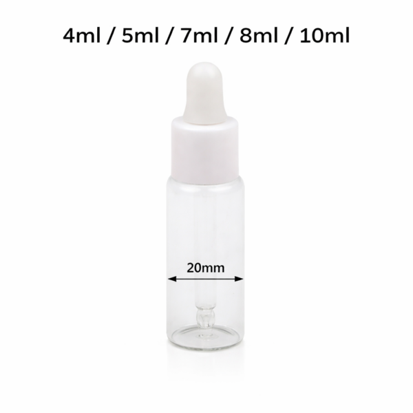 frasco cuentagotas FG4 de vidrio 4 ml a 10 ml con rosca 13/410