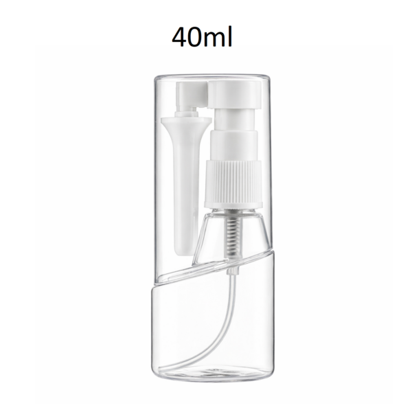 Conjunto botella PET con pulverizador y tapa 40ml FCFA40A