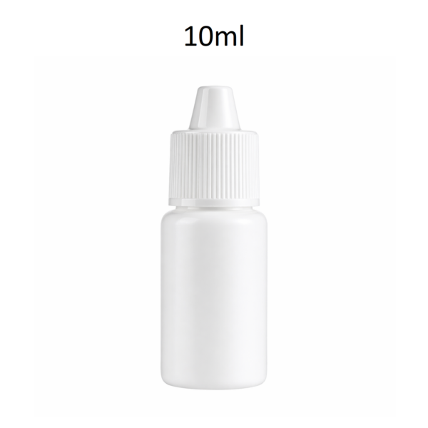 Conjunto botella PE con goteador y tapa 10ml FCFD10AZ