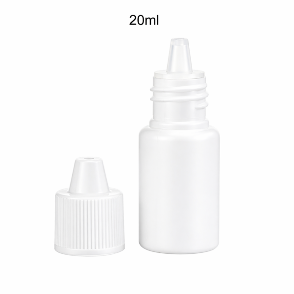 Conjunto botella PE con goteador y tapa 20ml FCFD20AZ