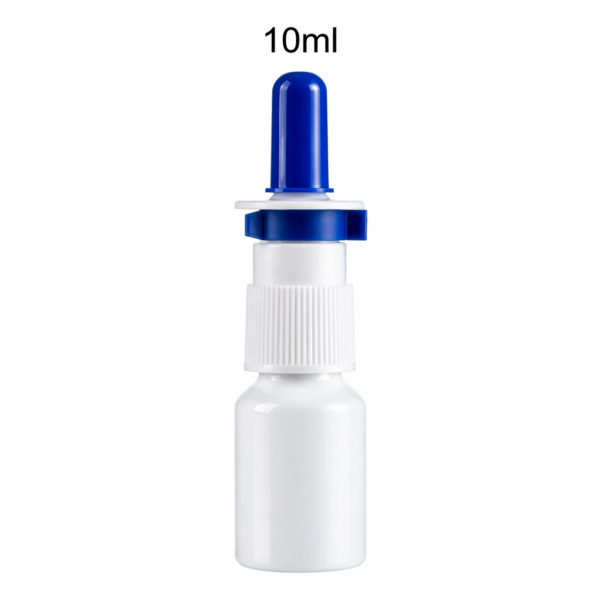 Conjunto botella PET blanca con pulverizador 10ml FCFT10E