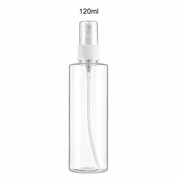 Conjunto botella PET transparente con pulverizador 120ml FCFT120A