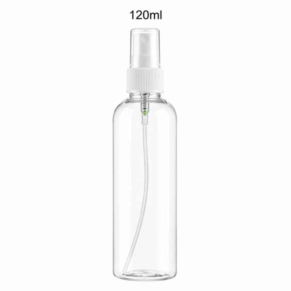 Conjunto botella PET transparente con pulverizador 120ml FCFT120B