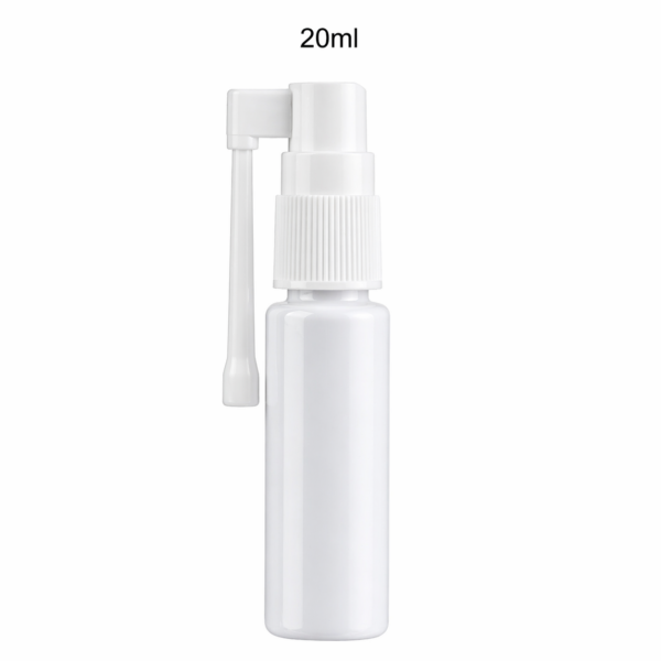 Conjunto botella PET blanca con pulverizador 20ml FCFT20A