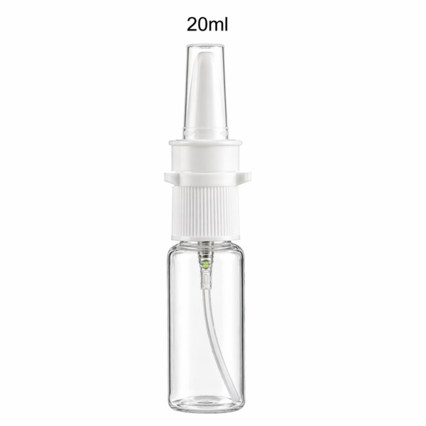 Conjunto botella PET transparente con pulverizador 20ml FCFT20C