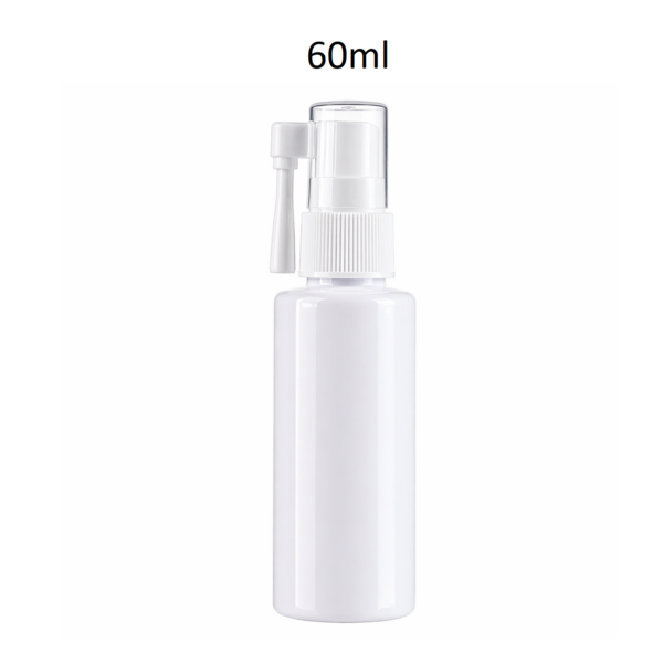 Conjunto botella PET blanca con pulverizador 60ml FCFT60A
