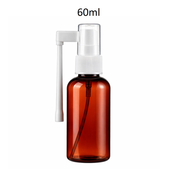 Conjunto botella PET ámbar con pulverizador tipo gatillo 60ml FCFT60B