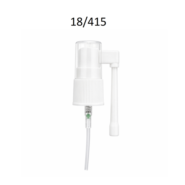 Pulverizador cosmético FS18L rosca 18/415 con dosificación de 0,05 a 0,19 ml