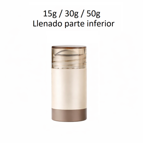 Envase stick 15 g 30 g 50 g para desodorante y cosmética sólida