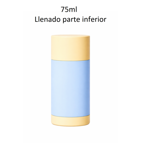 Envase stick 75 ml para desodorante y cosmética sólida con llenado inferior