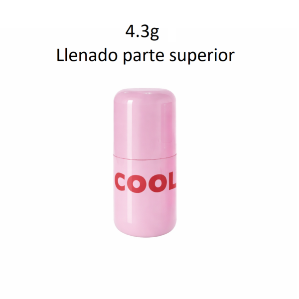 Envase stick 4.3 g para bálsamo labial con llenado superior